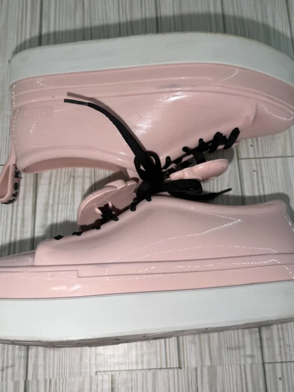 Melissa x Hello Kitty Pink Platform Jelly Shoes Women’s 7 EUR 38 Sanrio